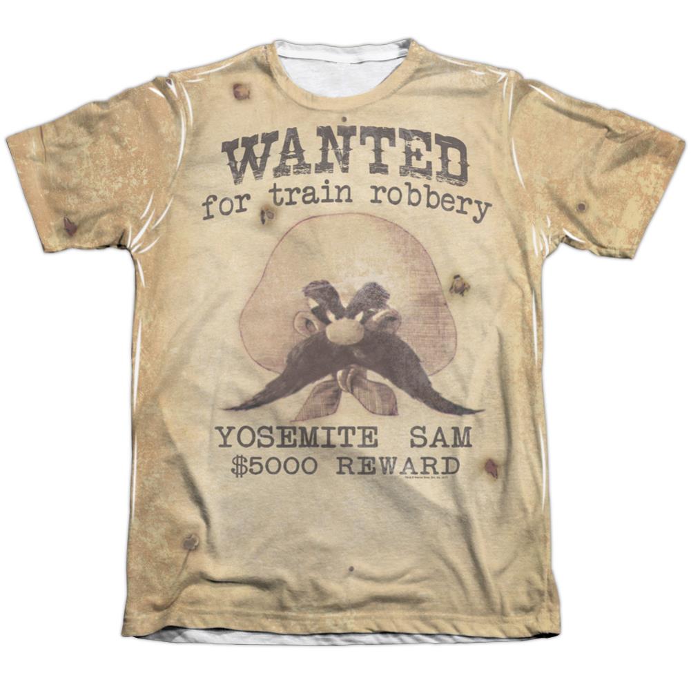 Looney Tunes Wanted Men's Regular Fit Poly Cotton Short-Sleeve T-Shirt