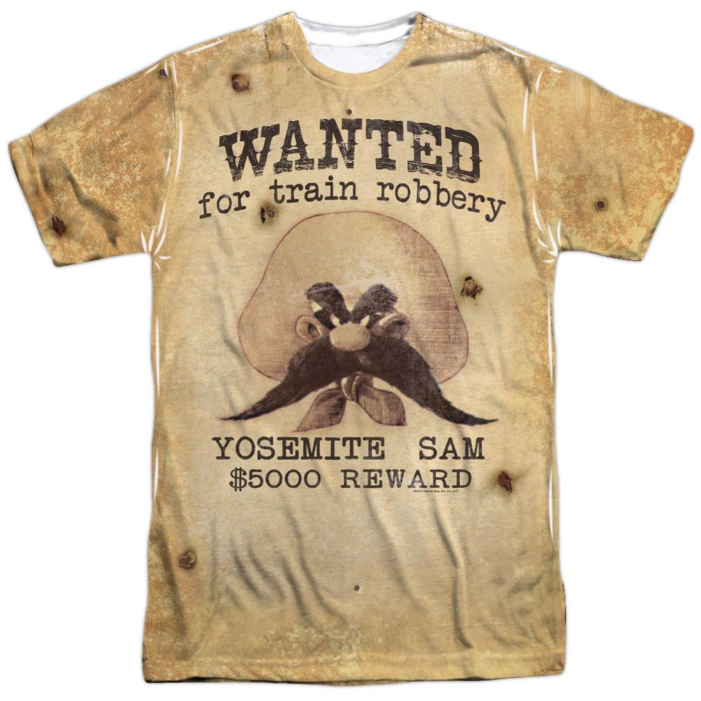 Looney Tunes Wanted Men's Regular Fit Polyester Short-Sleeve T-Shirt