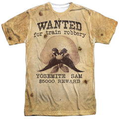 Looney Tunes Wanted Men's Regular Fit Polyester Short-Sleeve T-Shirt
