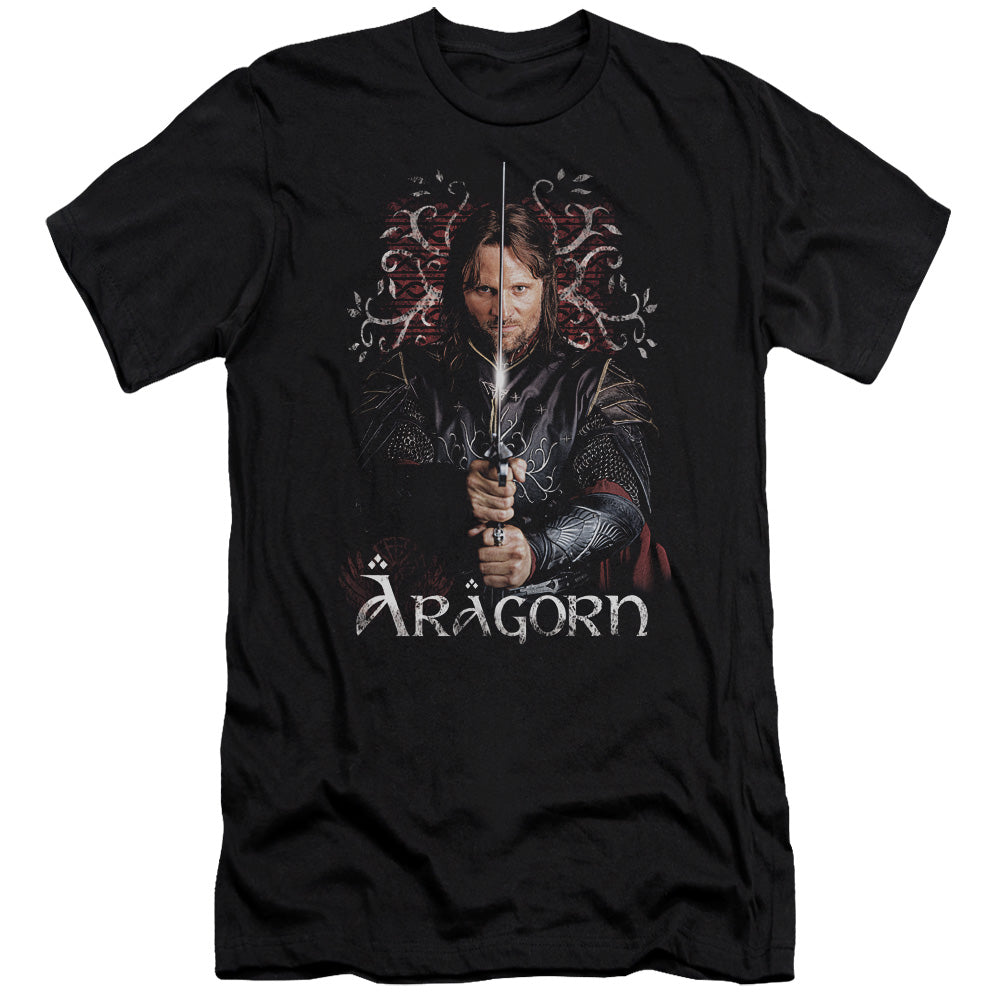 Lord Of The Rings Aragorn Men's Ultra-Soft 30/1 Cotton Slim Short-Sleeve T-Shirt