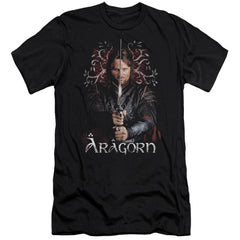 Lord Of The Rings Aragorn Men's Ultra-Soft 30/1 Cotton Slim Short-Sleeve T-Shirt