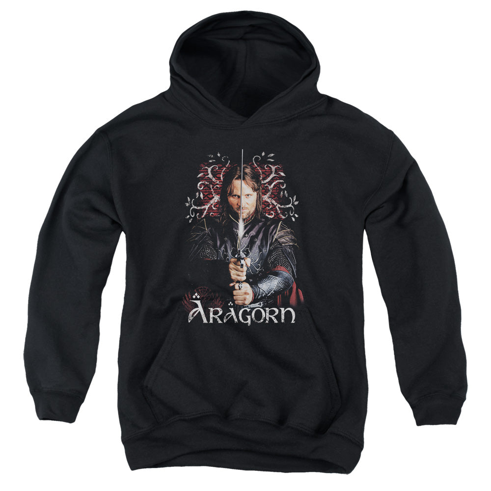 Lord Of The Rings Aragorn Youth Cotton Poly Pull-Over Hoodie