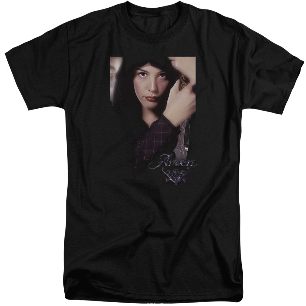 Lord Of The Rings Arwen Men's 18/1 Tall Cotton Short-Sleeve T-Shirt