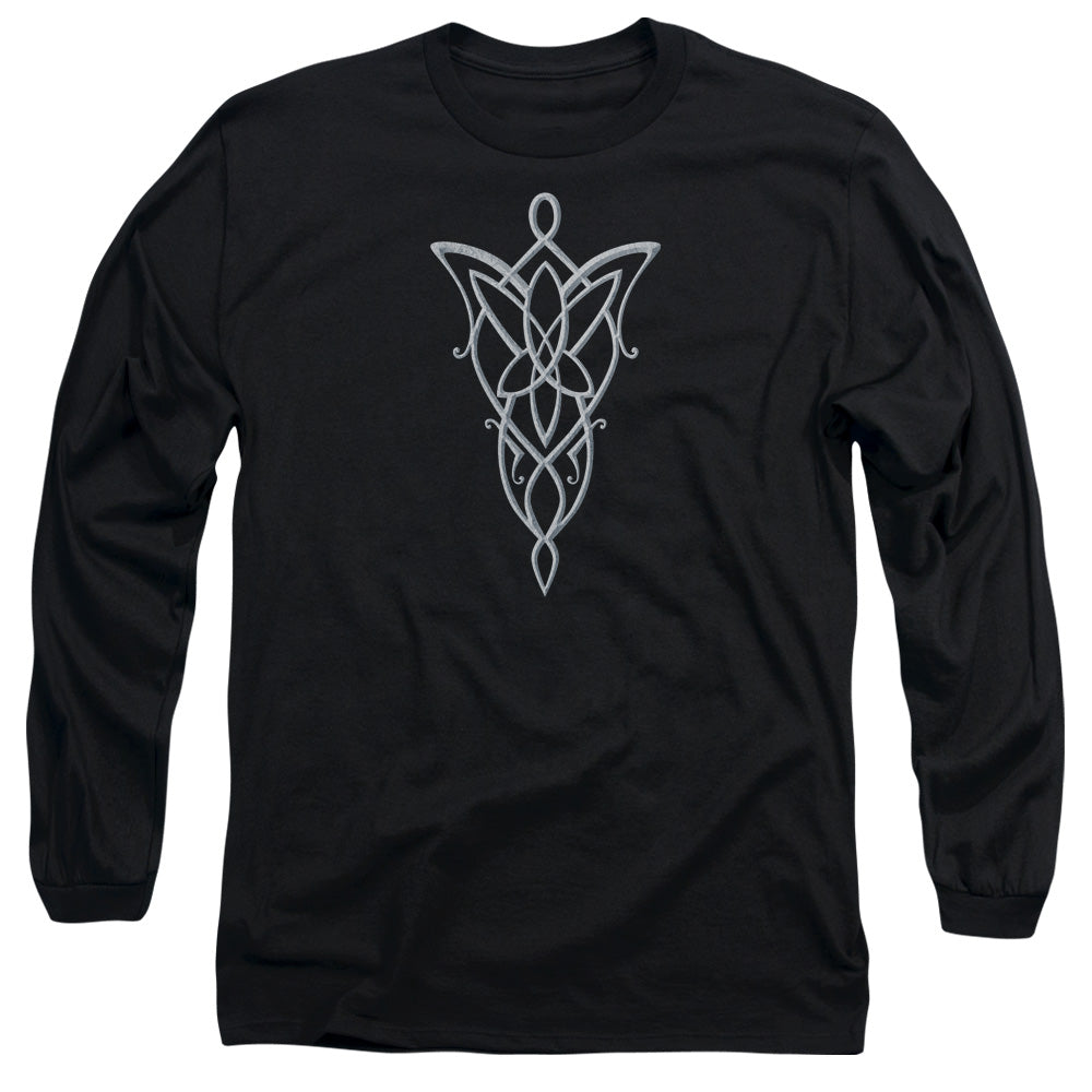 Lord Of The Rings Arwen Necklace Men's 18/1 Cotton Long-Sleeve T-Shirt