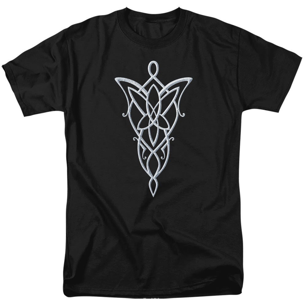 Lord Of The Rings Arwen Necklace Men's 18/1 Cotton Short-Sleeve T-Shirt