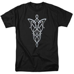 Lord Of The Rings Arwen Necklace Men's 18/1 Cotton Short-Sleeve T-Shirt