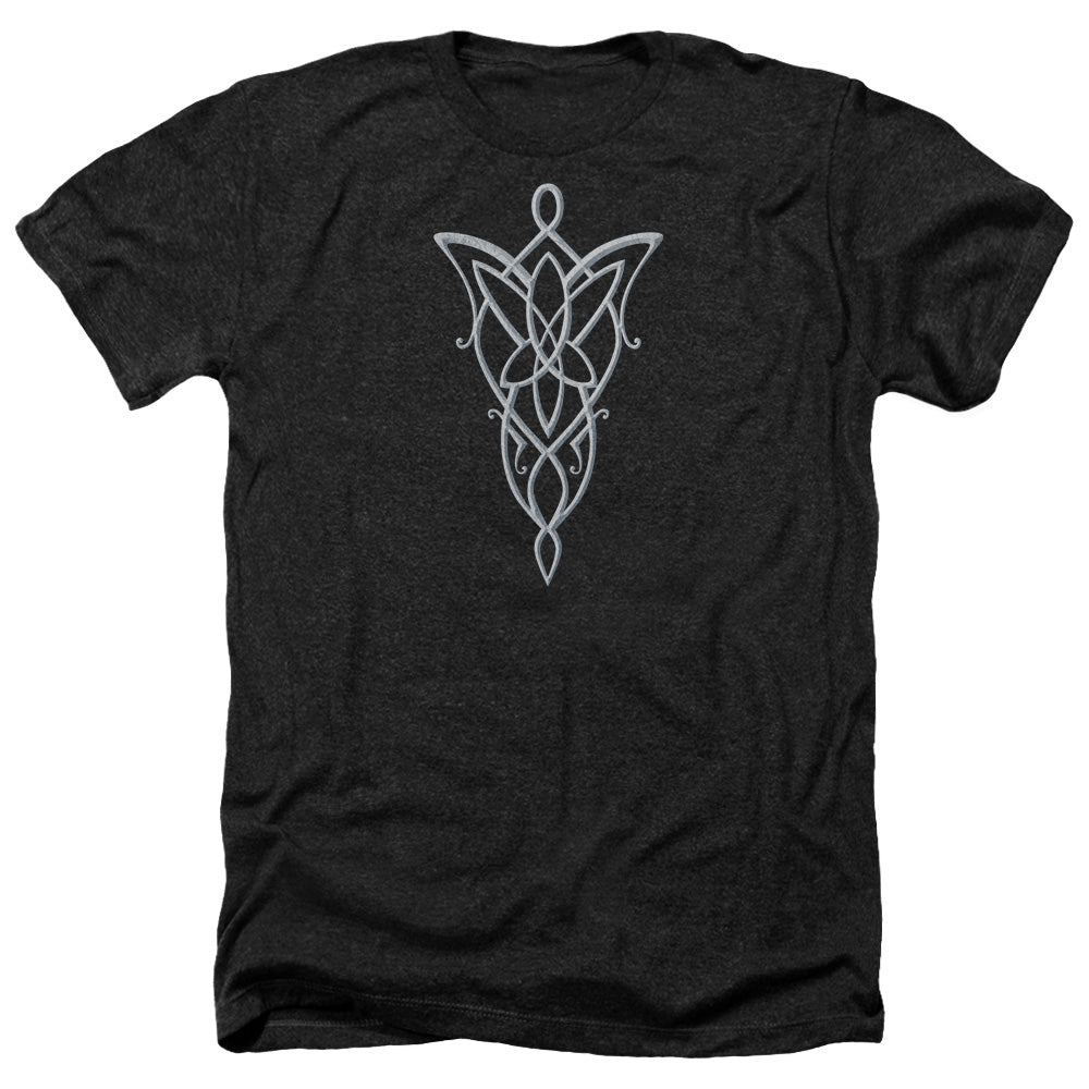 Lord Of The Rings Arwen Necklace Men's 30/1 Heather 60 40 Poly Short-Sleeve T-Shirt
