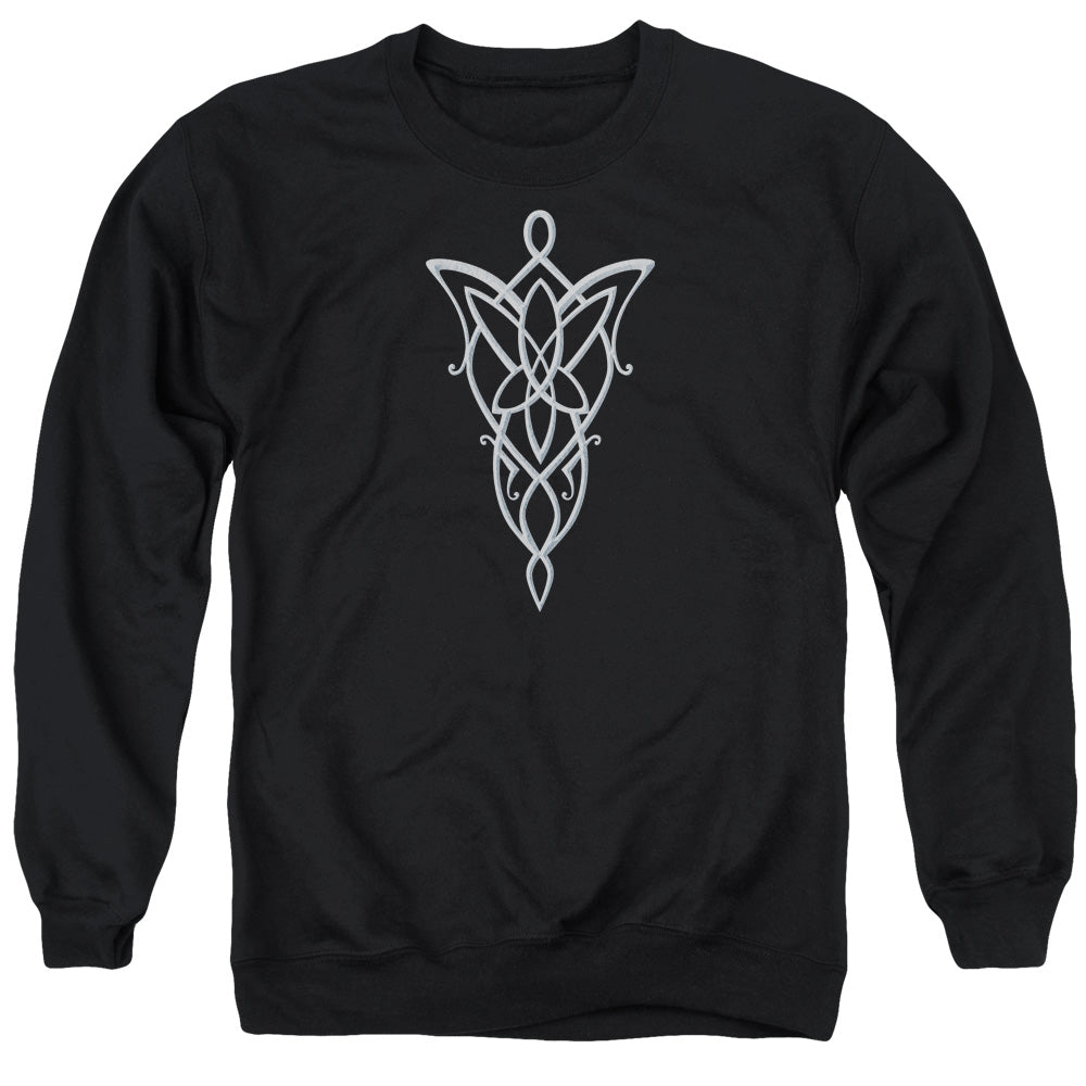 Lord Of The Rings Arwen Necklace Men's Crewneck 50 50 Poly Long-Sleeve T-Shirt