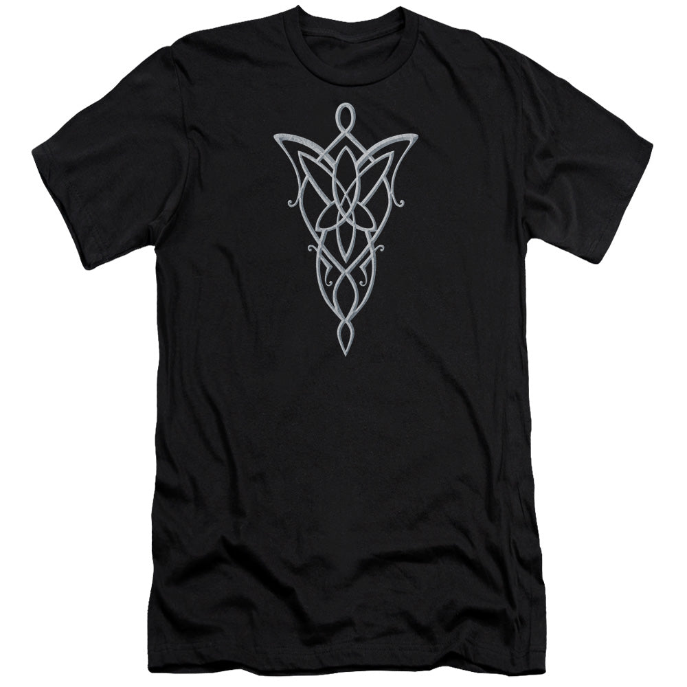 Lord Of The Rings Arwen Necklace Men's Ultra-Soft 30/1 Cotton Slim Short-Sleeve T-Shirt