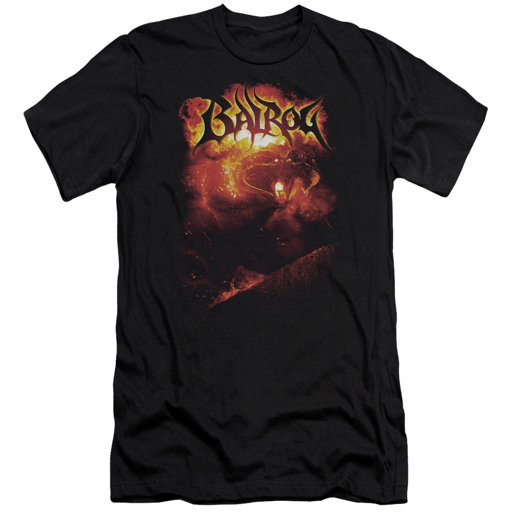 Lord Of The Rings Balrog Men's Ultra-Soft 30/1 Cotton Slim Short-Sleeve T-Shirt
