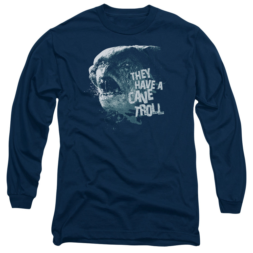 Lord Of The Rings Cave Troll Men's 18/1 Cotton Long-Sleeve T-Shirt