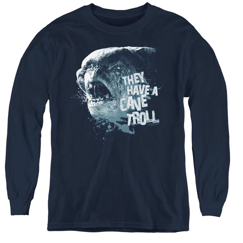 Lord Of The Rings Cave Troll Youth Long-Sleeve T-Shirt