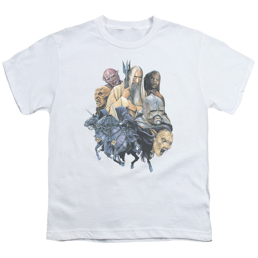 Lord Of The Rings Collage Of Evil Youth 18/1 100% Cotton Short-Sleeve T-Shirt