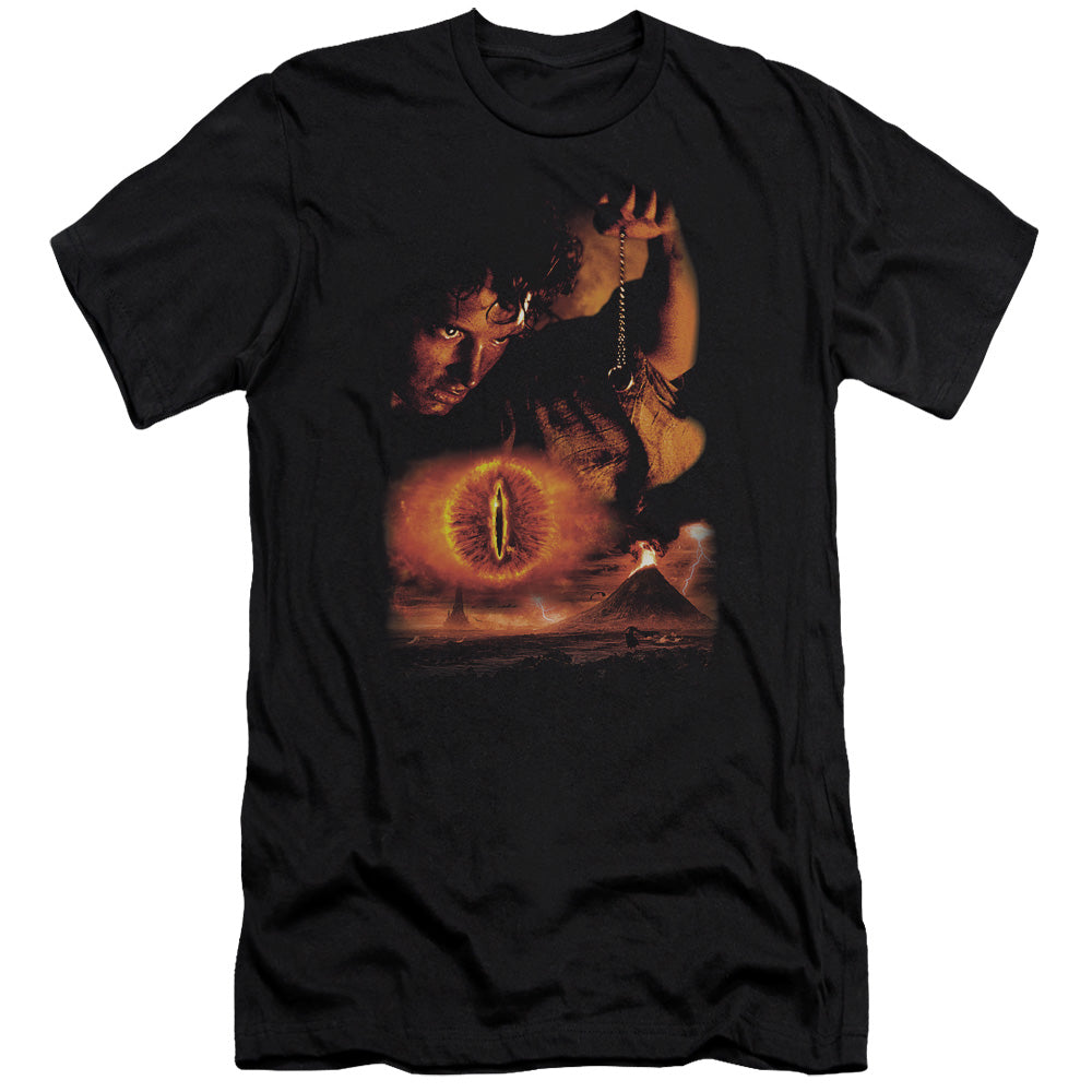 Lord Of The Rings Destroy The Ring Men's Ultra-Soft 30/1 Cotton Slim Short-Sleeve T-Shirt