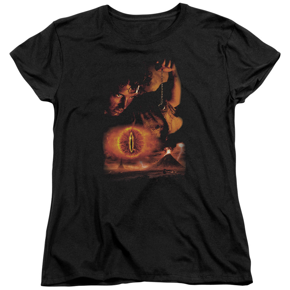 Lord Of The Rings Destroy The Ring Women's 18/1 Cotton Short-Sleeve T-Shirt