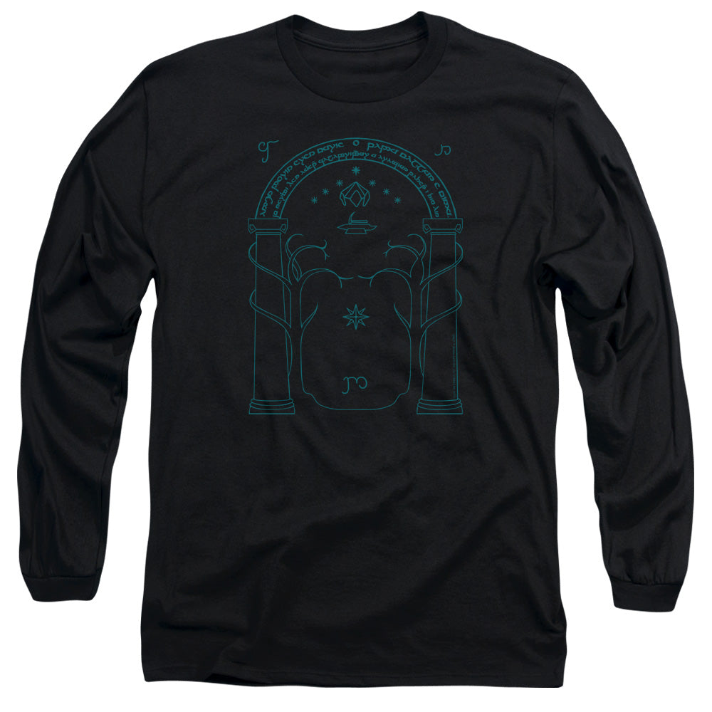 Lord Of The Rings Doors Of Durin Men's 18/1 Cotton Long-Sleeve T-Shirt