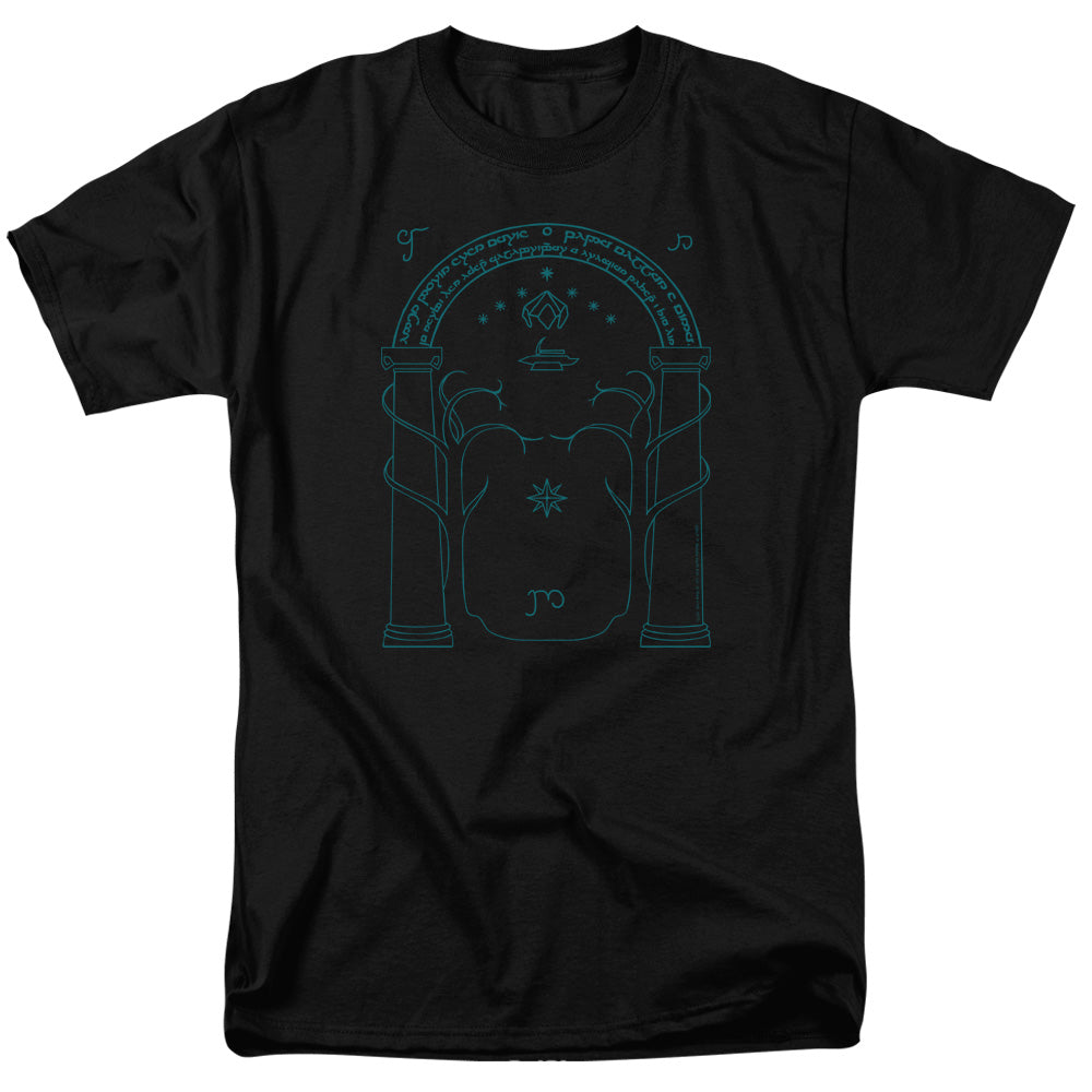 Lord Of The Rings Doors Of Durin Men's 18/1 Cotton Short-Sleeve T-Shirt