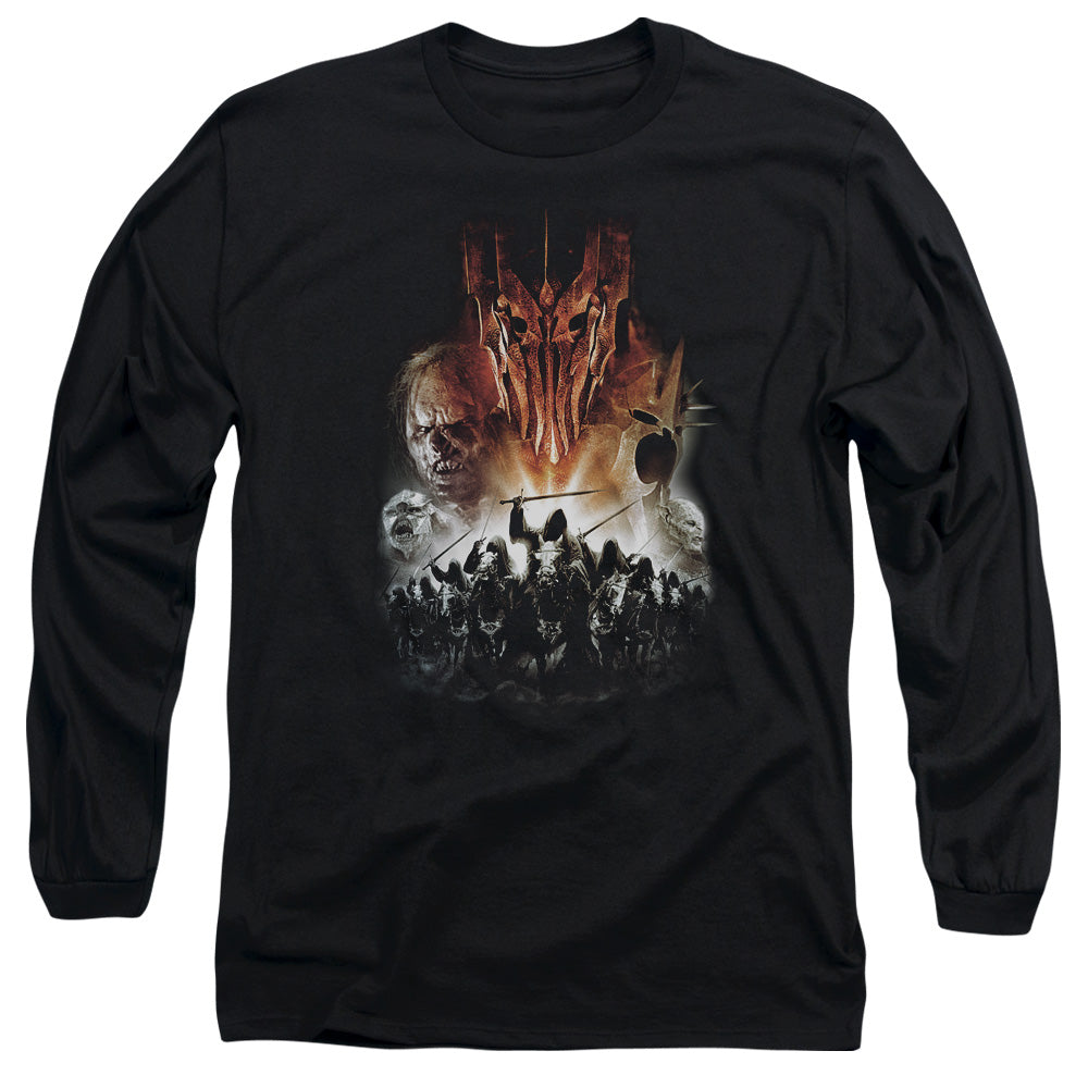 Lord Of The Rings Evil Rising Men's 18/1 Cotton Long-Sleeve T-Shirt