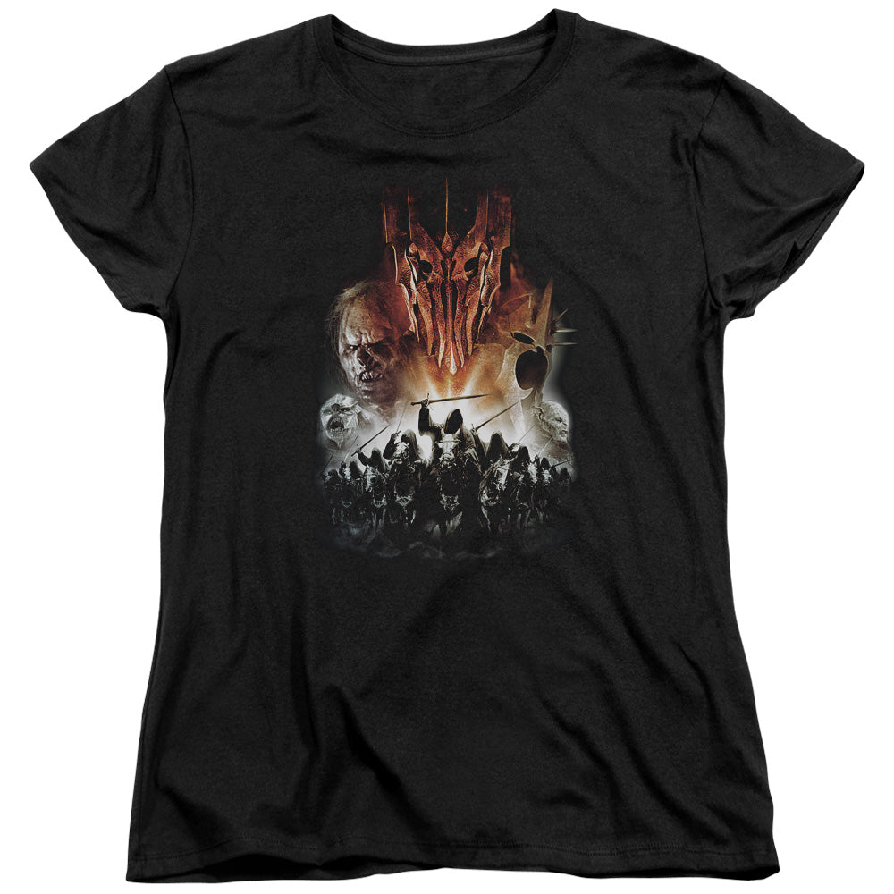 Lord Of The Rings Evil Rising Women's 18/1 Cotton Short-Sleeve T-Shirt