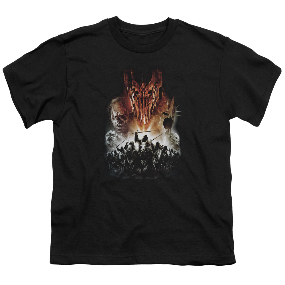 Lord Of The Rings Evil Rising Youth 18/1 100% Cotton Short-Sleeve T-Shirt