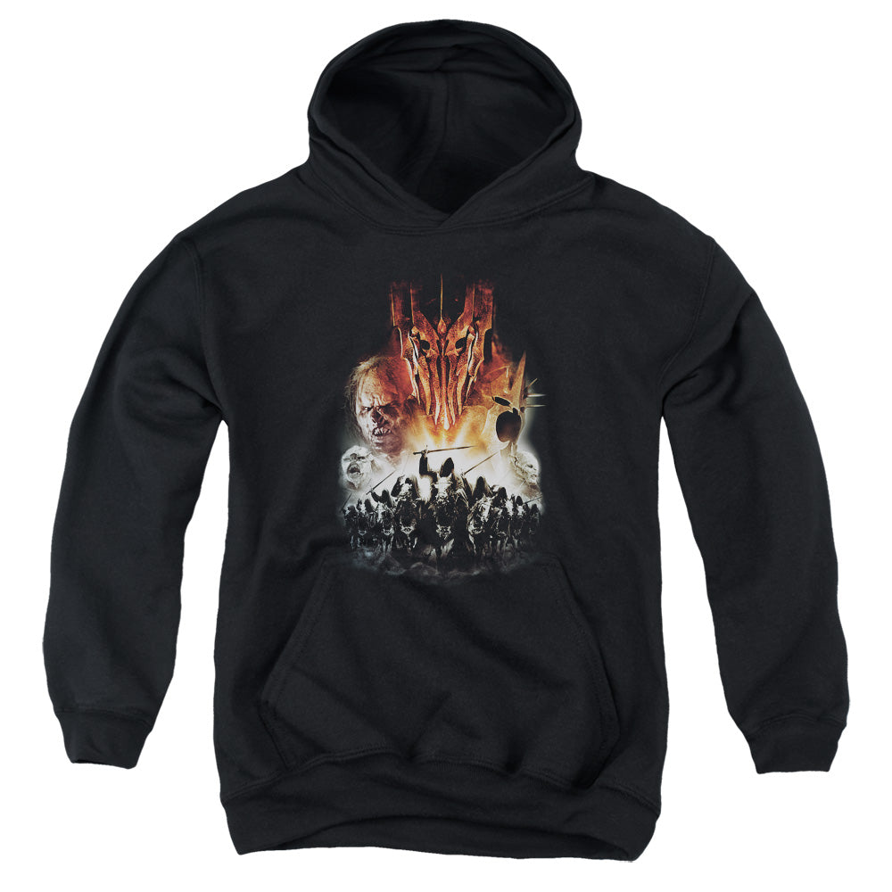 Lord Of The Rings Evil Rising Youth Cotton Poly Pull-Over Hoodie