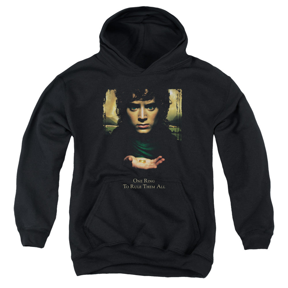 Lord Of The Rings Frodo One Ring Youth Cotton Poly Pull-Over Hoodie