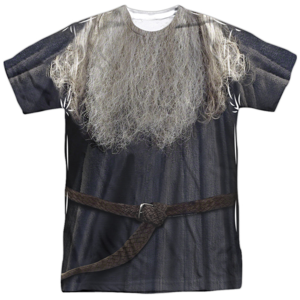 Lord Of The Rings Galdalf The Grey Costume Men's Regular Fit Polyester Short-Sleeve T-Shirt