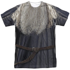 Lord Of The Rings Galdalf The Grey Costume Men's Regular Fit Polyester Short-Sleeve T-Shirt