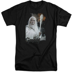 Lord Of The Rings Gandalf Men's 18/1 Tall Cotton Short-Sleeve T-Shirt