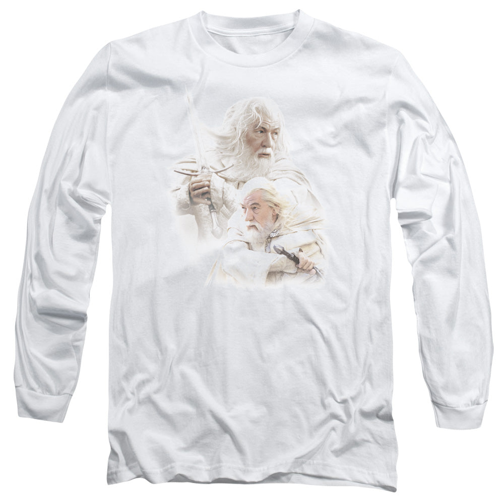 Lord Of The Rings Gandalf The White Men's 18/1 Cotton Long-Sleeve T-Shirt