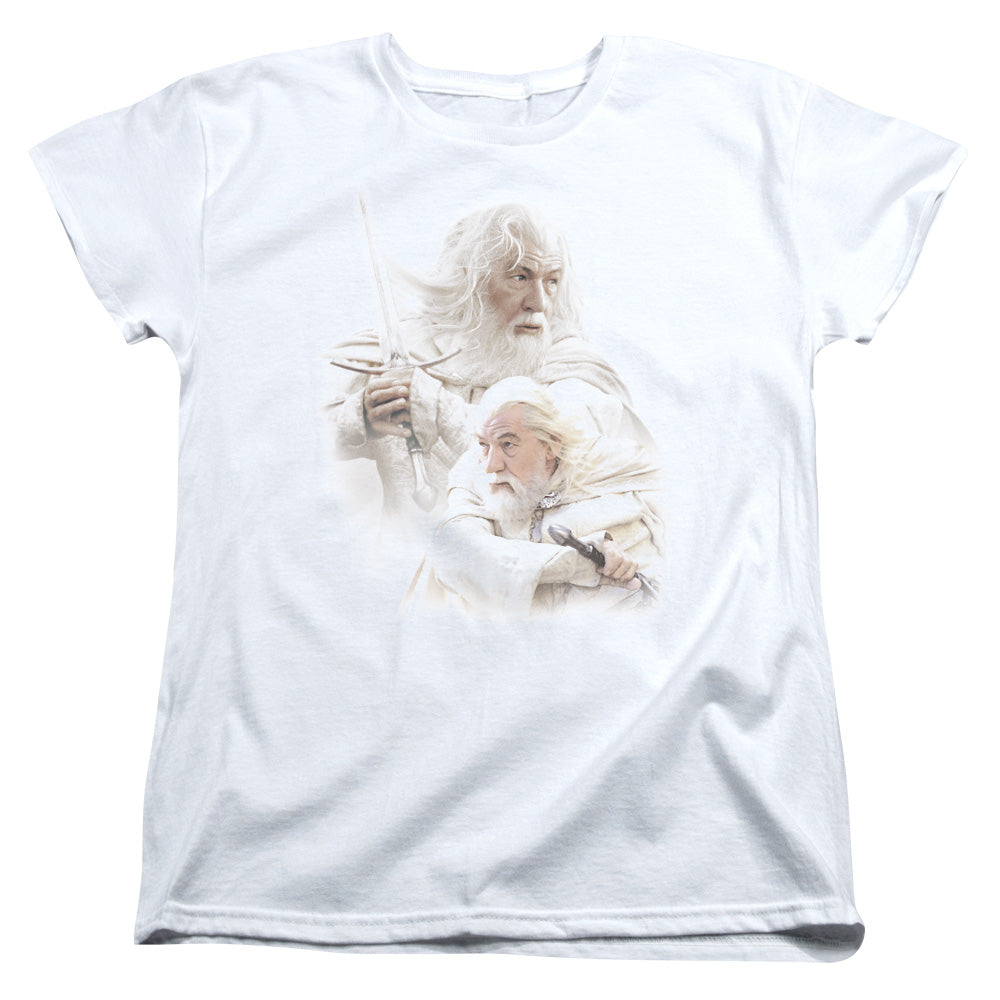 Lord Of The Rings Gandalf The White Women's 18/1 Cotton Short-Sleeve T-Shirt