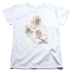Lord Of The Rings Gandalf The White Women's 18/1 Cotton Short-Sleeve T-Shirt