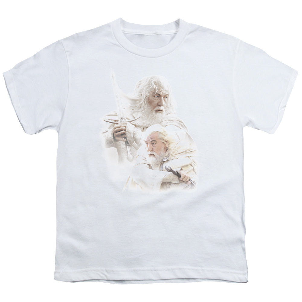 Lord Of The Rings Gandalf The White Youth 18/1 100% Cotton Short-Sleeve T-Shirt