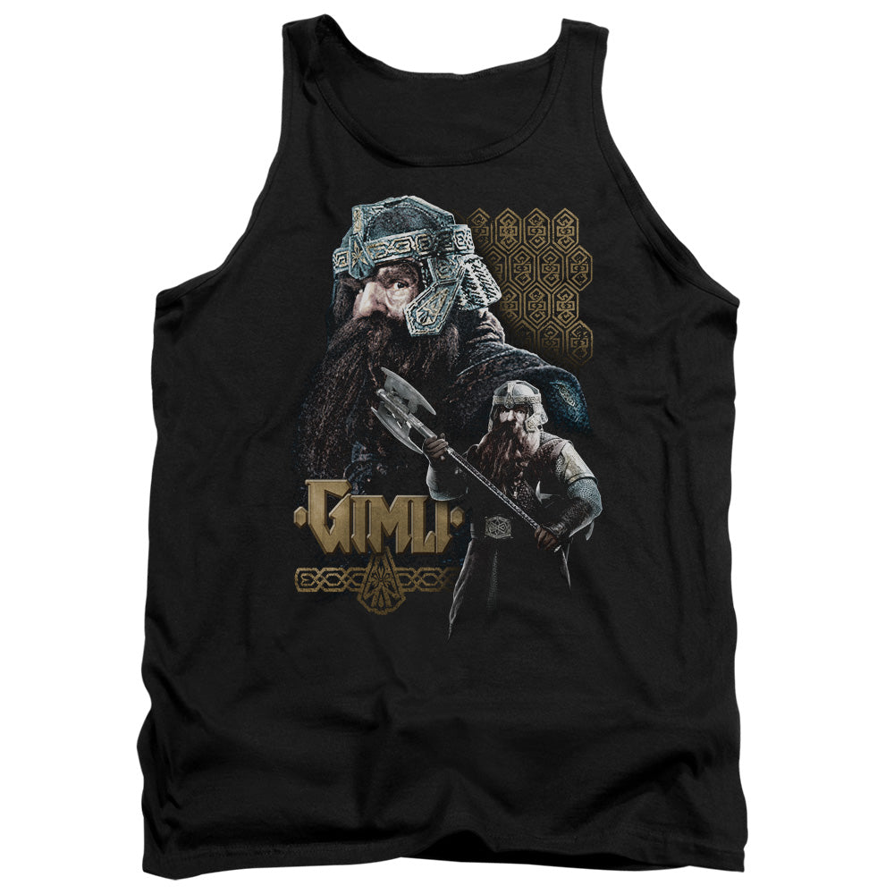 Lord Of The Rings Gimli Men's 18/1 Cotton Tank Top