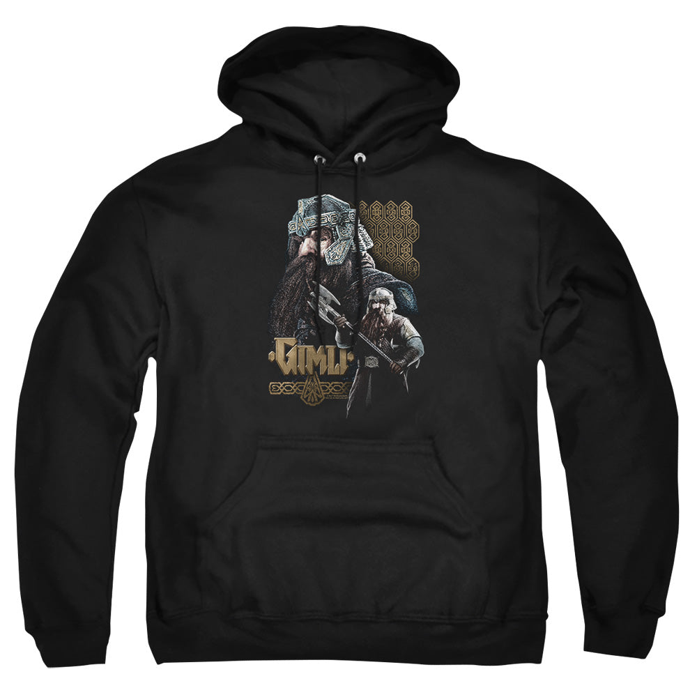 Lord Of The Rings Gimli Men's Pull-Over 75 25 Poly Hoodie