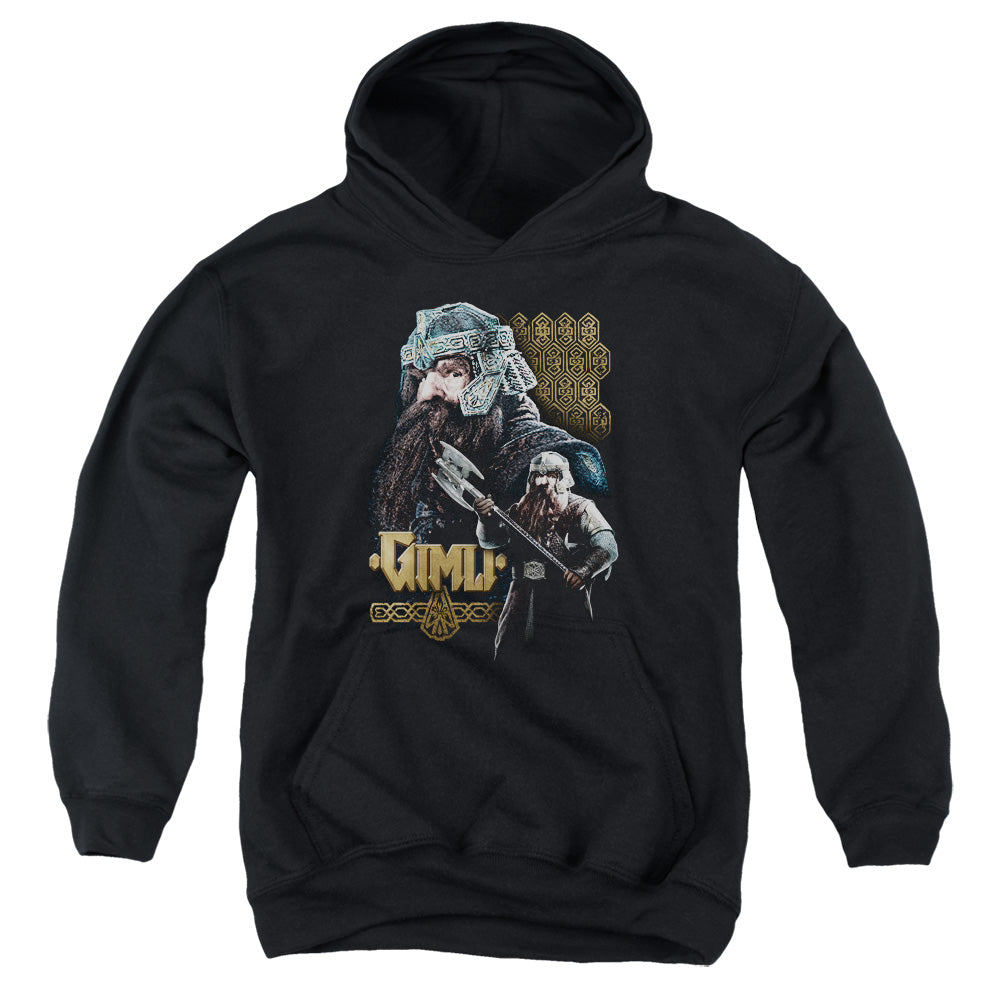 Lord Of The Rings Gimli Youth Cotton Poly Pull-Over Hoodie