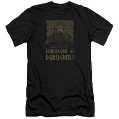 Lord Of The Rings Ishkhaqwi Durugnul Men's Ultra-Soft 30/1 Cotton Slim Short-Sleeve T-Shirt