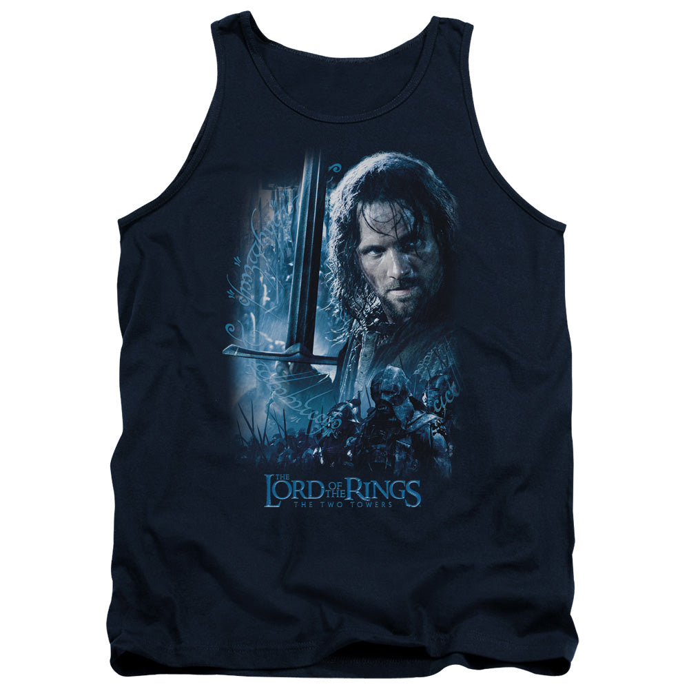 Lord Of The Rings King In The Making Men's 18/1 Cotton Tank Top