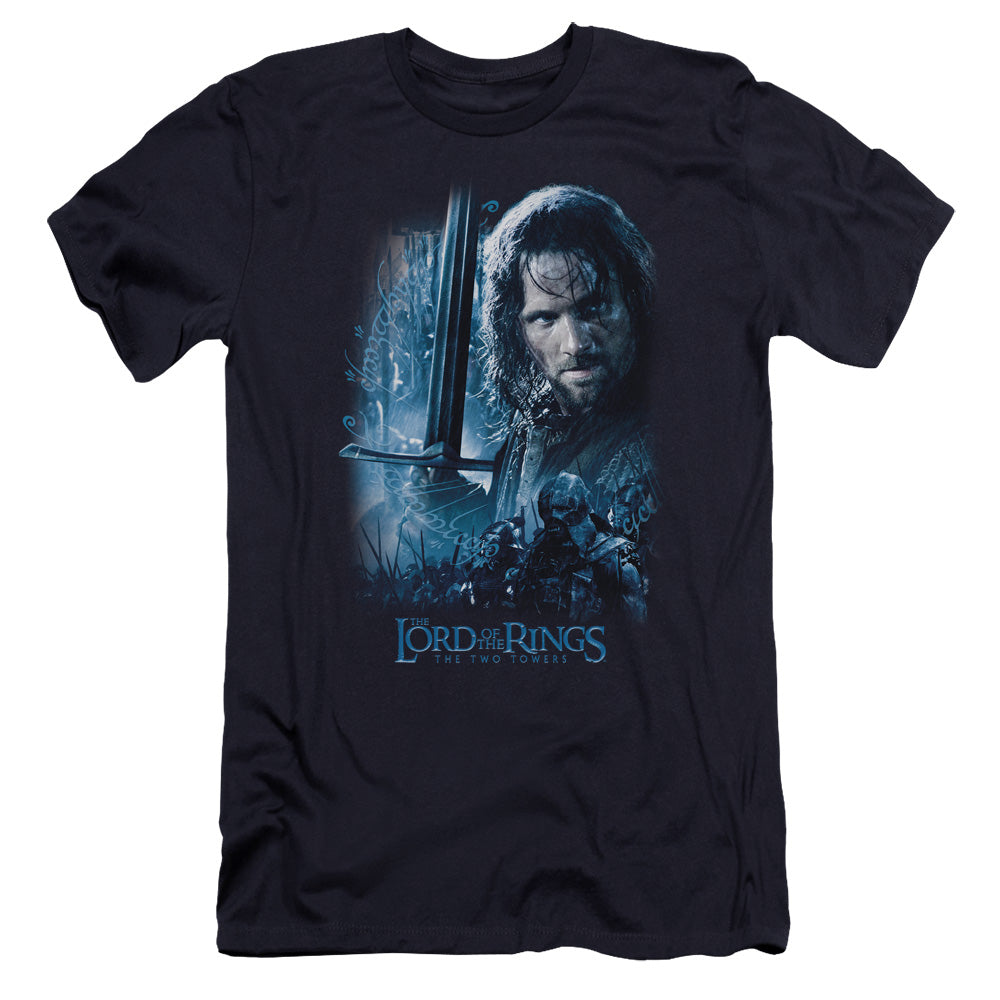 Lord Of The Rings King In The Making Men's Ultra-Soft 30/1 Cotton Slim Short-Sleeve T-Shirt