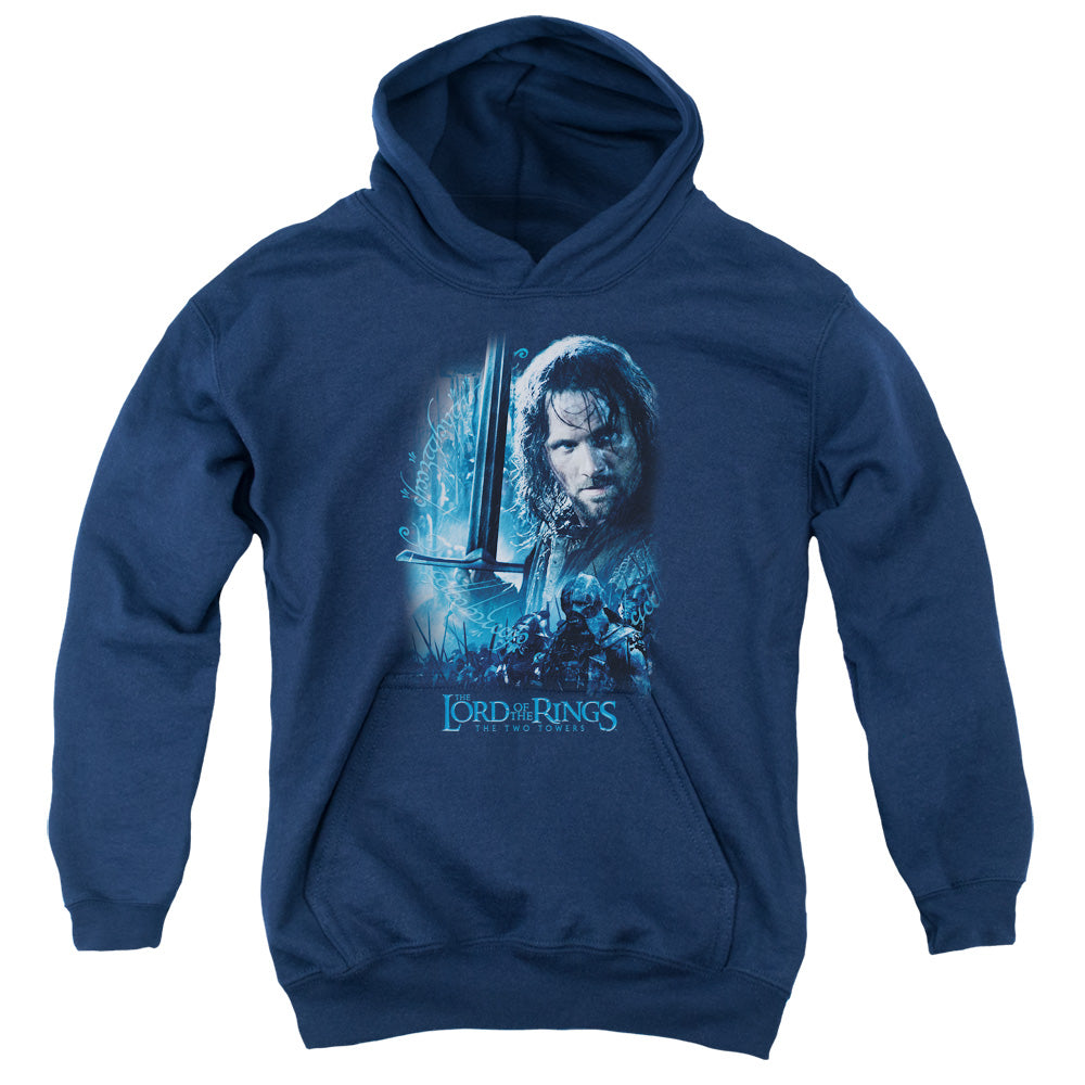 Lord Of The Rings King In The Making Youth Cotton Poly Pull-Over Hoodie