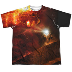 Lord Of The Rings No Passing Youth Regular Fit Poly Short-Sleeve T-Shirt