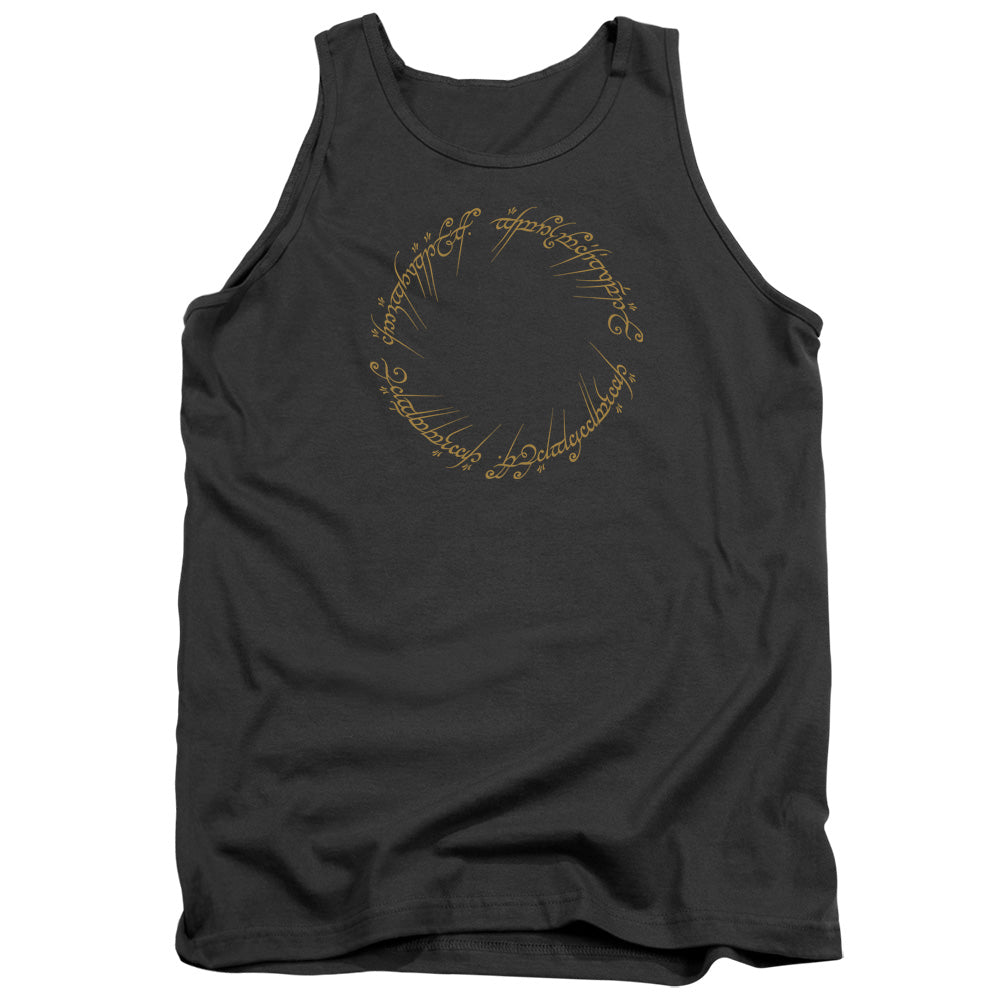 Lord Of The Rings One Ring Men's 18/1 Cotton Tank Top
