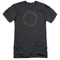 Lord Of The Rings One Ring Men's Ultra-Soft 30/1 Cotton Slim Short-Sleeve T-Shirt