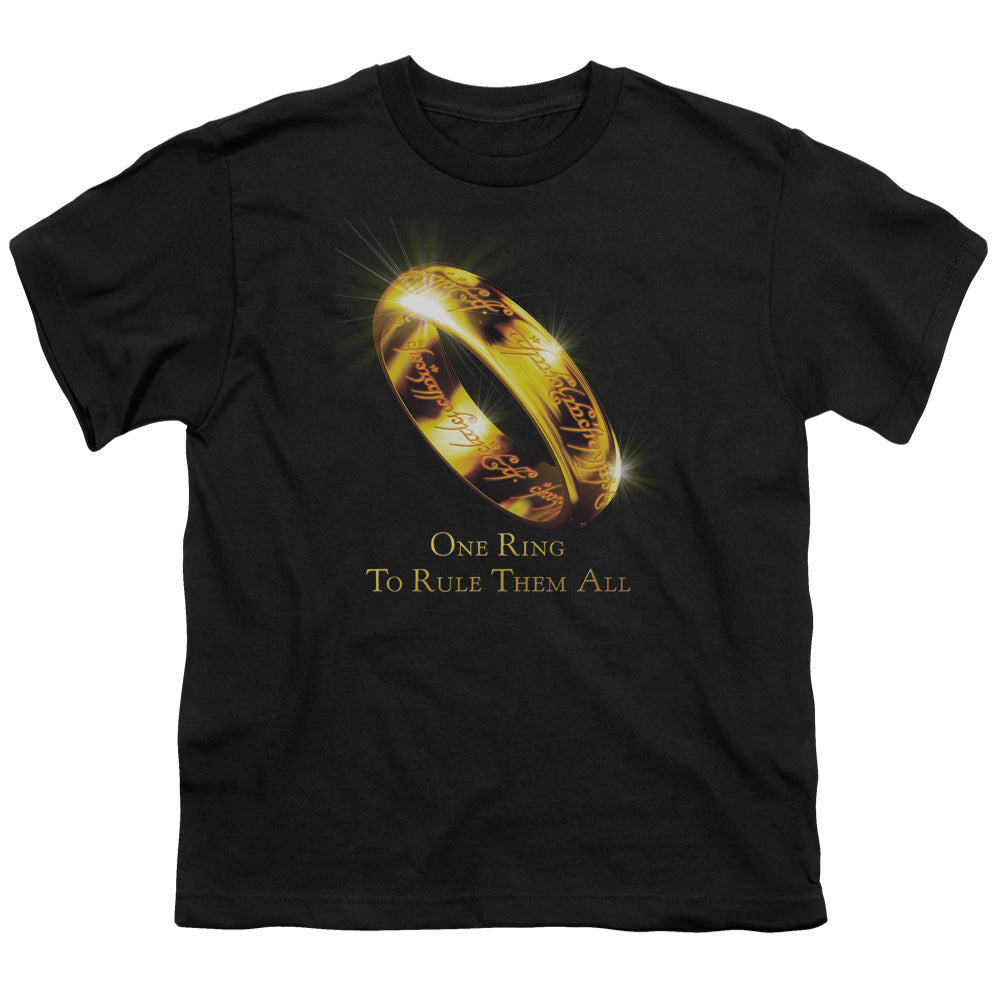 Lord Of The Rings One Ring To Rule Them All Youth 18/1 100% Cotton Short-Sleeve T-Shirt