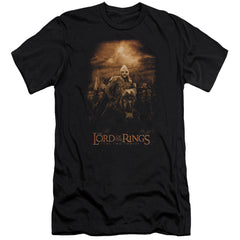Lord Of The Rings Riders Of Rohan Men's Ultra-Soft 30/1 Cotton Slim Short-Sleeve T-Shirt