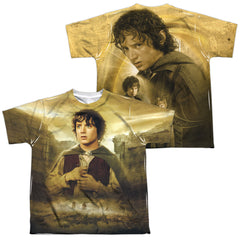 Lord Of The Rings Ring Bearer (Front/Back Print) Youth Regular Fit Poly Short-Sleeve T-Shirt