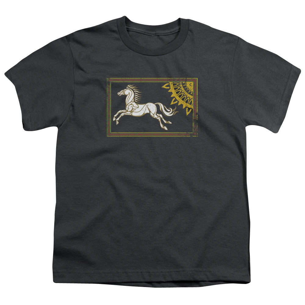 Lord Of The Rings Rohan Banner Youth 18/1 100% Cotton Short-Sleeve T-Shirt