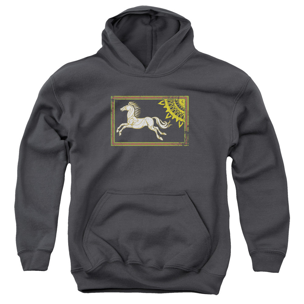 Lord Of The Rings Rohan Banner Youth Cotton Poly Pull-Over Hoodie