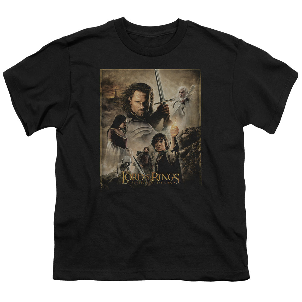 Lord Of The Rings Rotk Poster Youth 18/1 100% Cotton Short-Sleeve T-Shirt