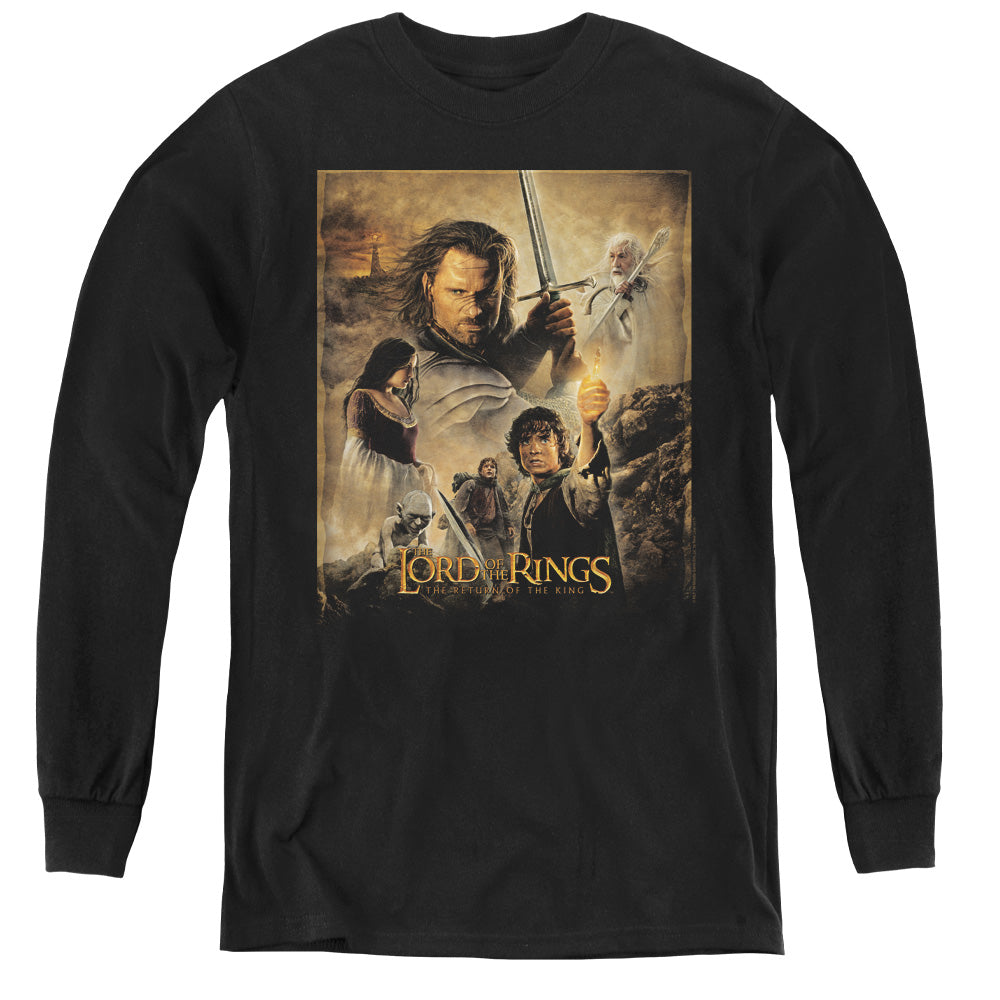 Lord Of The Rings Rotk Poster Youth Long-Sleeve T-Shirt